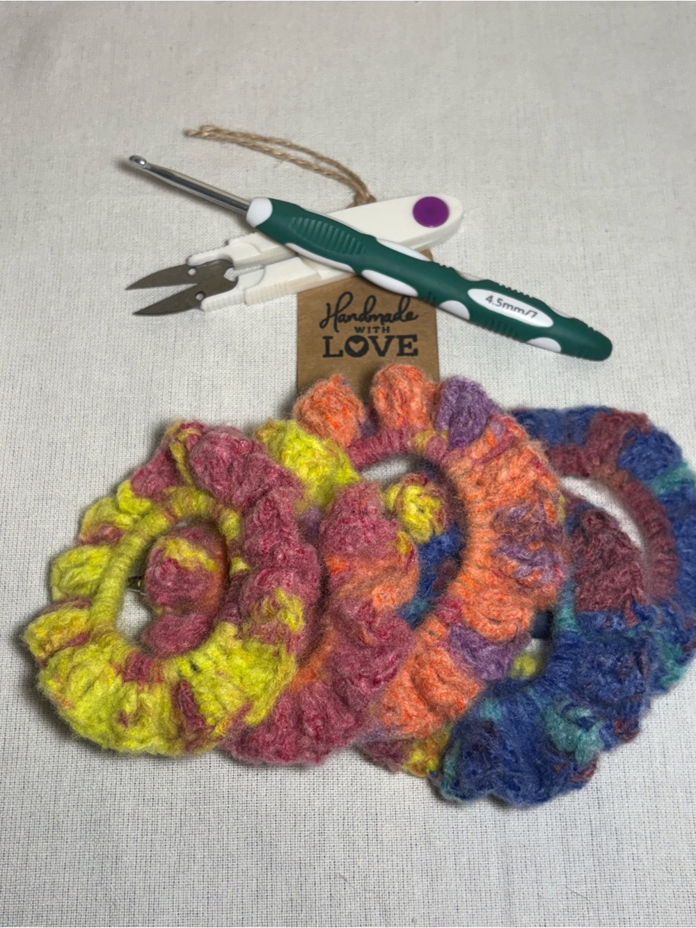 Handmade Multicolor Scrunchie